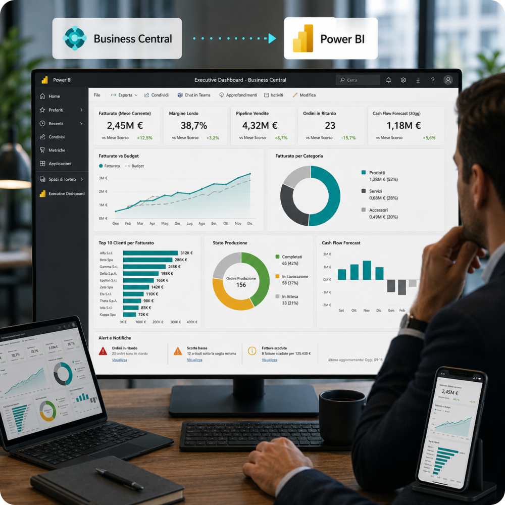 Integrazione Power BI BC 365